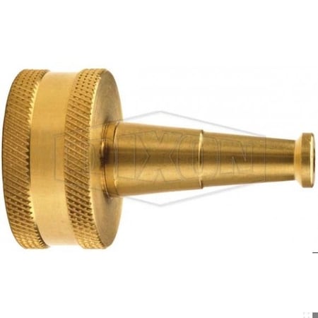 Dixon Sweeper Nozzle, 3/4 in Garden Hose Thread Connection, Brass, Domestic PSN76